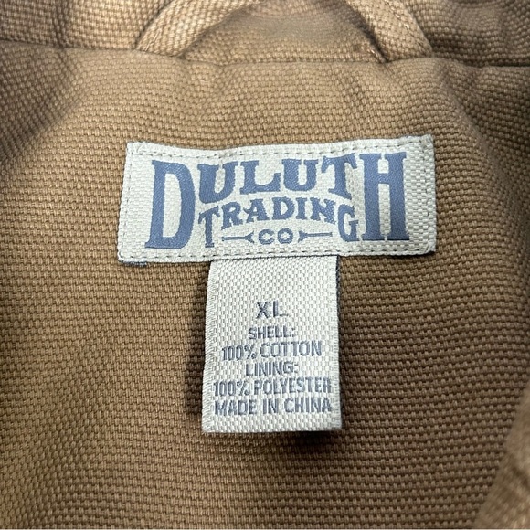 Duluth Trading Co Fire Hose Brown Presentation Canvas Work Jacket - Picture 12 of 12